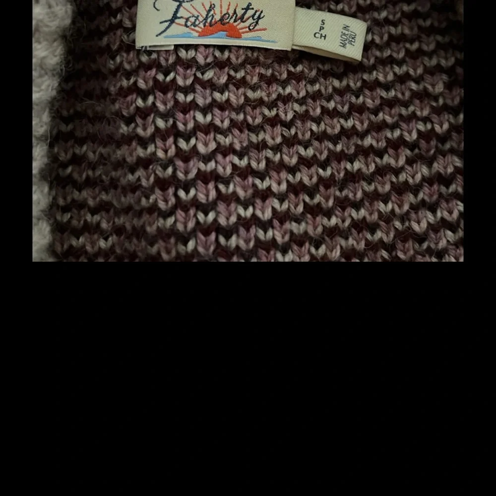 Faherty Zip Up Cardigan Palm Tree Sweater Women’s Small - Picture 5 of 7